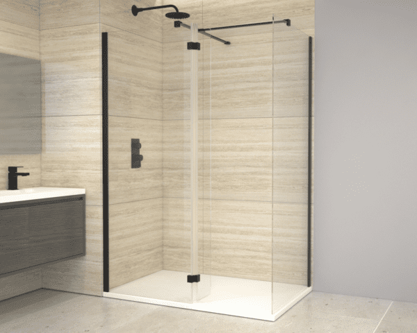 Walk In Enclosure (Glass Panel, Side Panel and Tray included) - Image 3