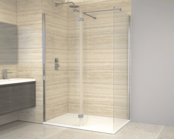 Walk In Enclosure (Glass Panel, Side Panel and Tray included) - Image 4