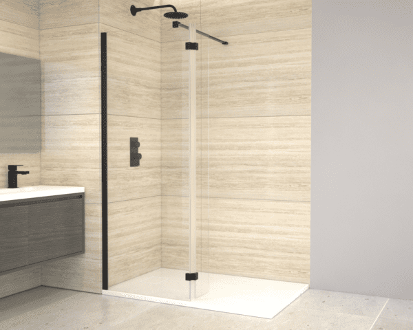 Walk In Enclosure (Glass Panel and Tray included) - Image 3